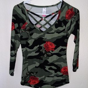 Juniors half sleeve shirt